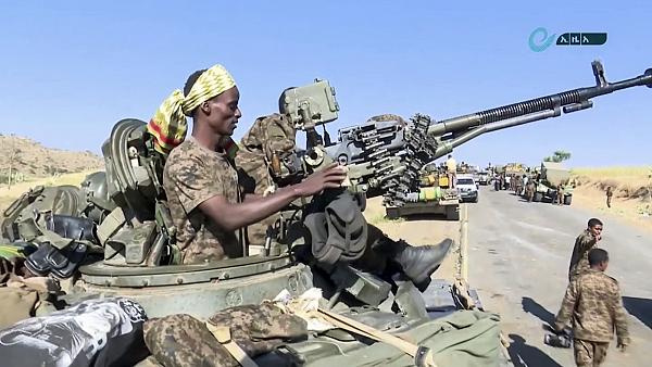 File: Tigrayan fighters (Copyright © africanews AP/AP)