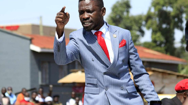 Opposition leader Bobi Wine says the Supreme Court is frustrating efforts to file evidence (AFP)