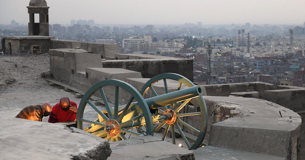  Cannon at Cairo's historic Salah El-Din citadel