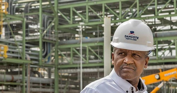 Dangote Cement was able to sustain 54,000 jobs in four African countries