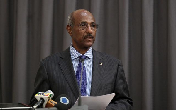 Ethiopia's former foreign minister, Seyoum Mesfin