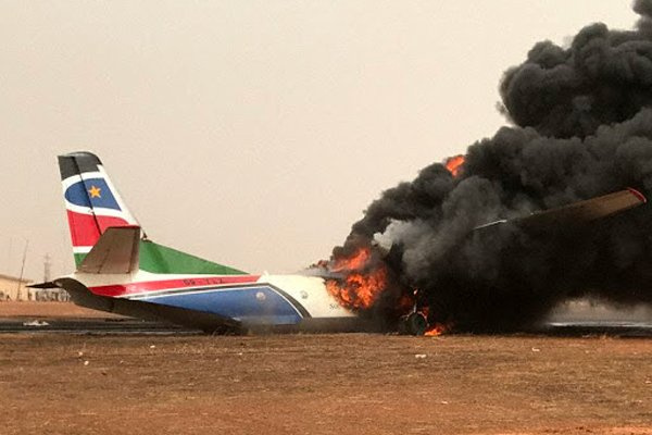 File photo of a plane crash