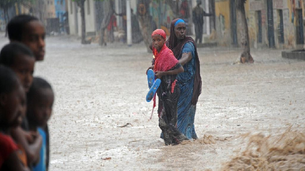 File photo of flooding in an African country