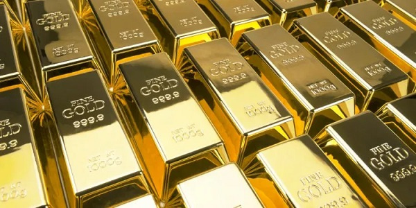 File photo: of gold bars