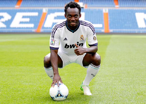 Former Real Madrid player Michael Essien