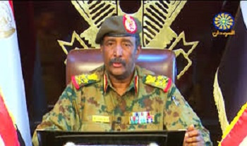 General Abdel Fattah al-Burhan is leading the Sudanese delegation