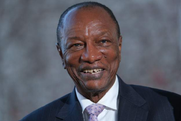 Guinea president, Alpha Conde
