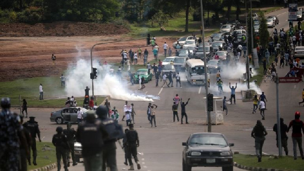 Lagos governor said protests sparked by police violence had 'degenerated into a monster'