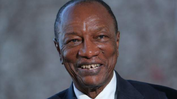 President Alpha Conde has not formerly accepted his nomination