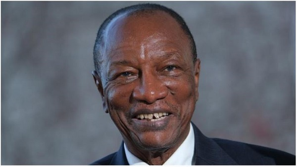 President Alpha Conde of Guinea