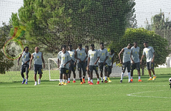 The Black Stars will begin camping in Accra on Monday, November 09