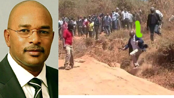 The MP for Mbeere South, Geoffrey King’ang’i was chased out by angry residents