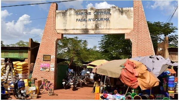 This file photo from 2018 shows a general view of the market of Fada N'Gourma, eastern Burkina Faso