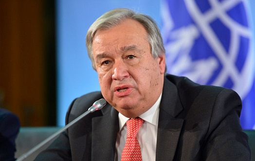 U.N Secretary-General, Antonio Guterres