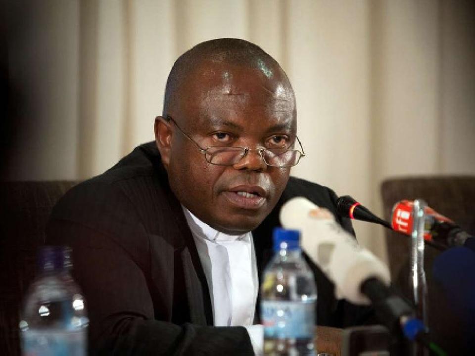 Daniel Ngoy Mulunda in Kinshasa on November 11, 2011. PHOTO | AFP