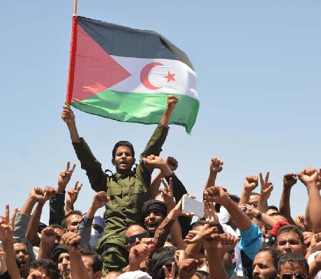 Members of the Polisario Front. Credit: AP