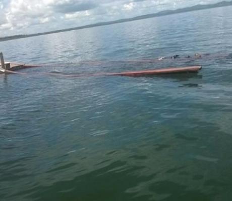 The Benue state police say two people have been rescued so far.