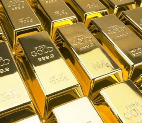 File photo: of gold bars
