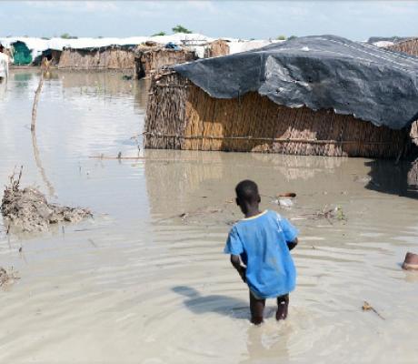 Heavy flooding has affected 500,000 people in central South Sudan