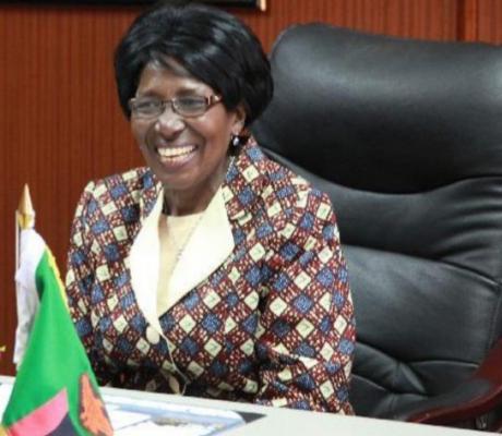 Inonge Mutukwa Wina, Zambia's vice-president