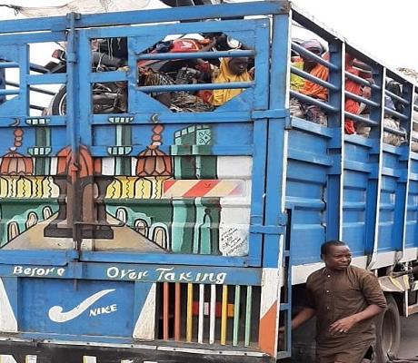 No fewer than fifty passengers were hidden inside the lorry