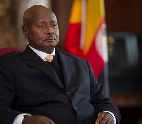 President Yoweri Museveni (pictured) said he wants to ban Ugandans from performing oral sex