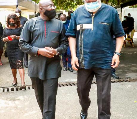 The late Rawlings and Dr Bawumia