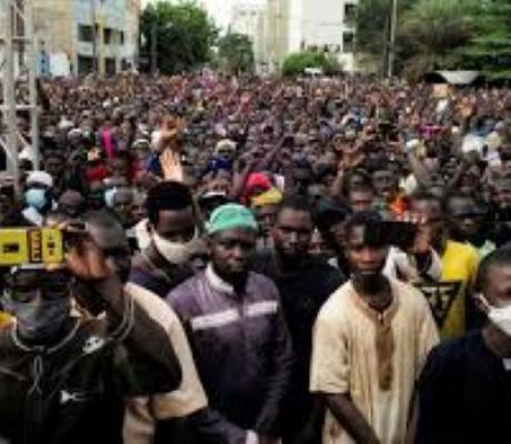 The rally in the capital Bamako
