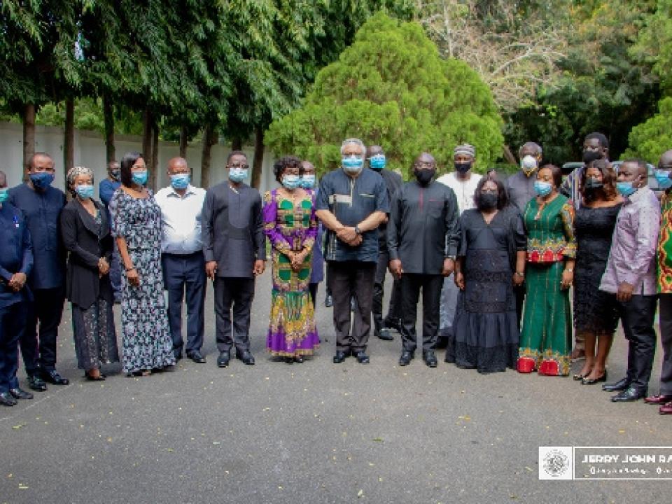 Rawlings and gov't delegation