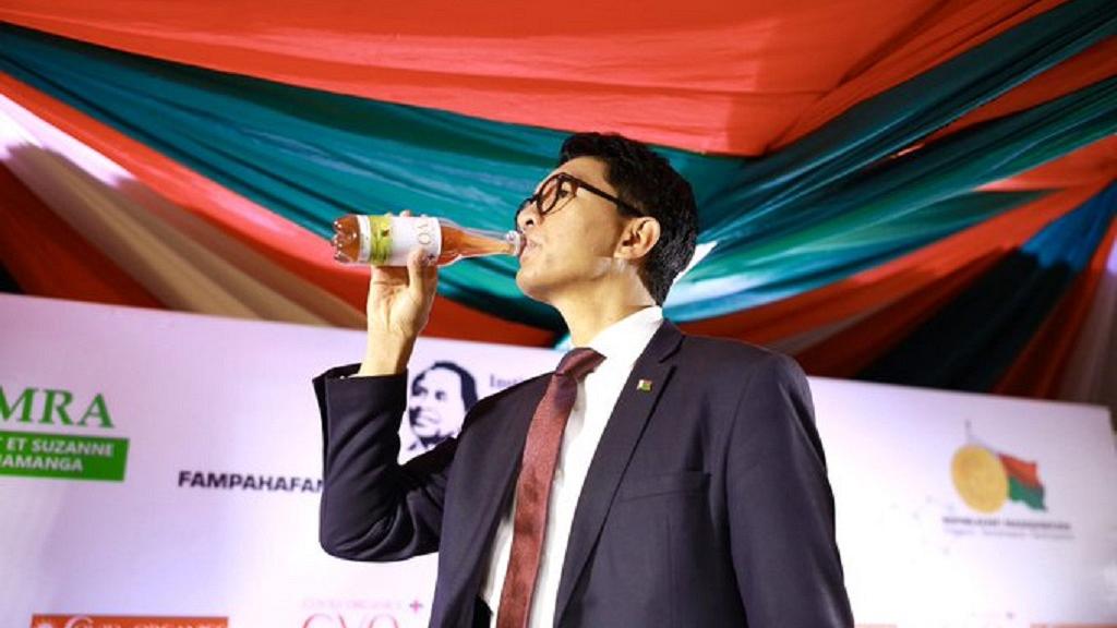 Madagascan President Andry Rajoelina