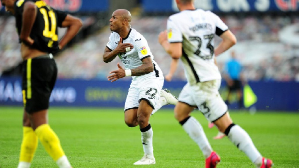 Ayew netted his 18th goal of the season over the weekend