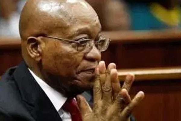 Former South African president Jacob Zuma