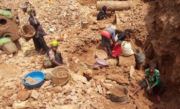 Heavy rains on Friday caused the artisanal gold mine to cave in burying those working underground