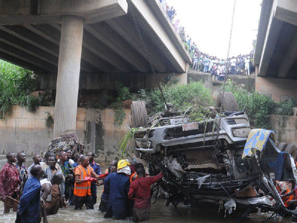 No fewer than four persons died in two separate road crashes in Ogun State on Friday
