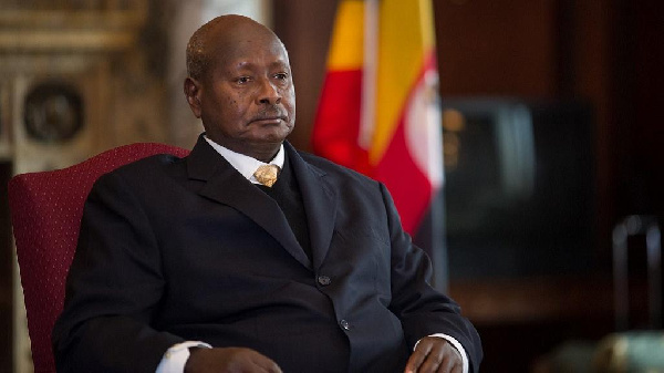 President Yoweri Museveni (pictured) said he wants to ban Ugandans from performing oral sex