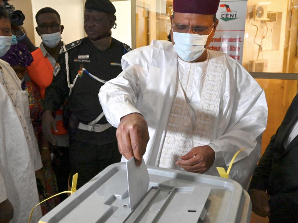 FILE PHOTO: Niger’s ruling party candidate Mohamed Bazoum 
