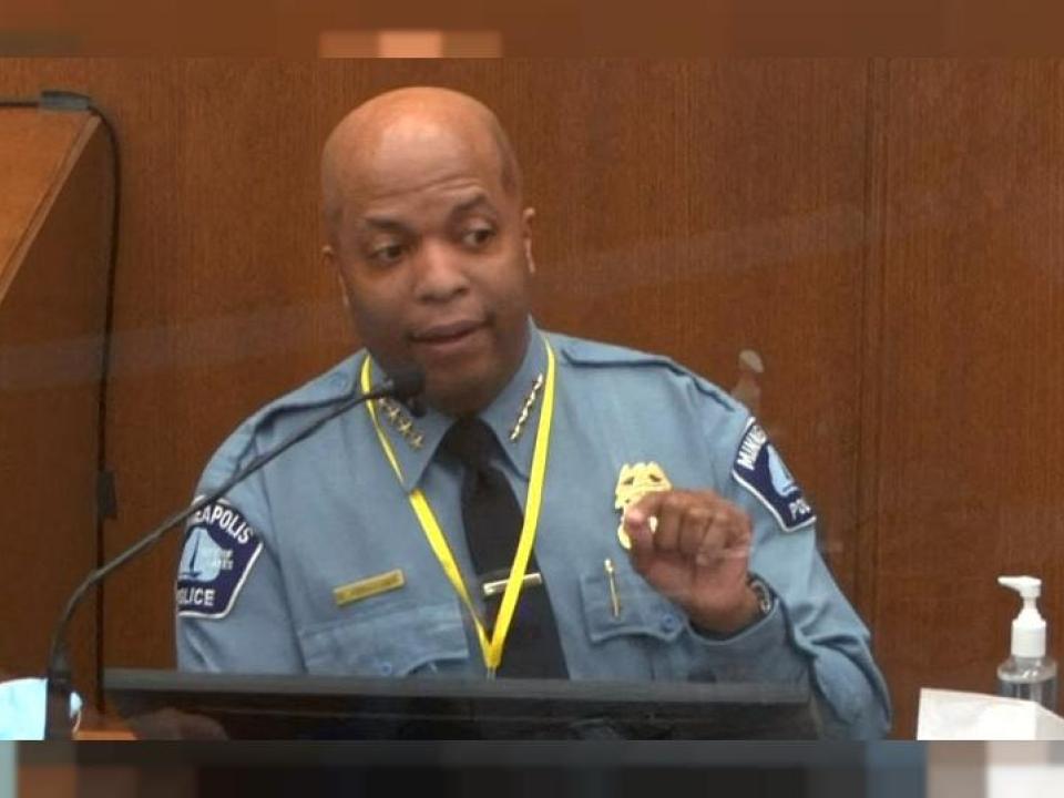 The police chief of Minneapolis Medaria Arradondo has confirmed the illegal use of excessive force in the arrest of George Floyd.