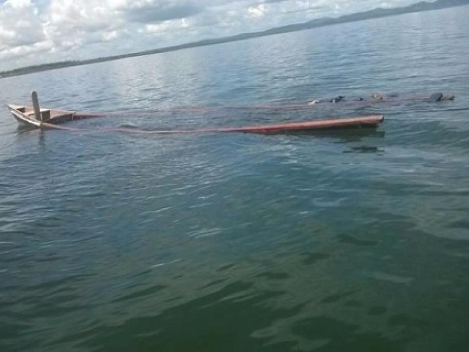 The Benue state police say two people have been rescued so far.