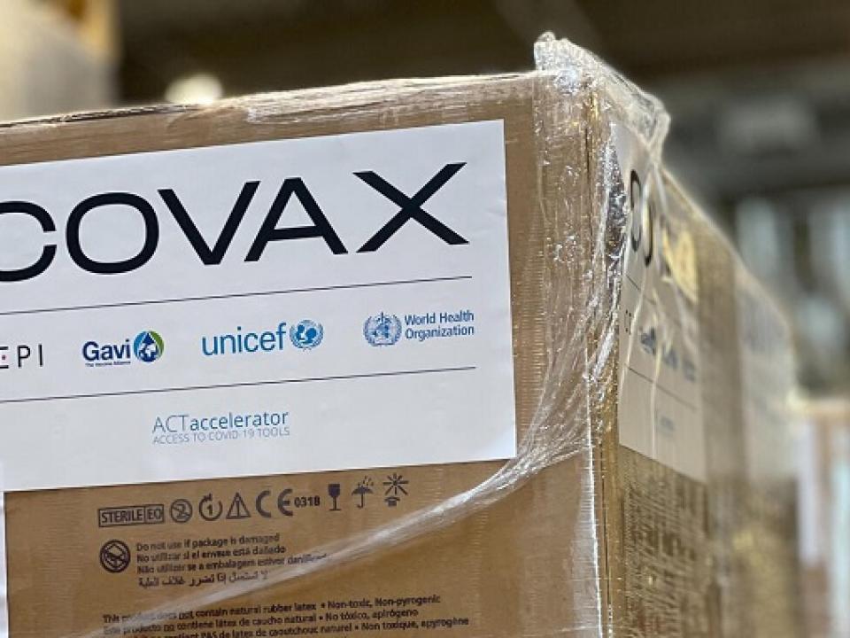 COVAX is a WHO-backed equitable vaccine distribution network