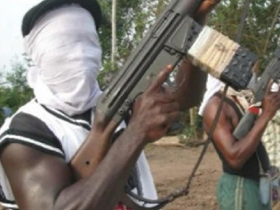 File photo of an armed man