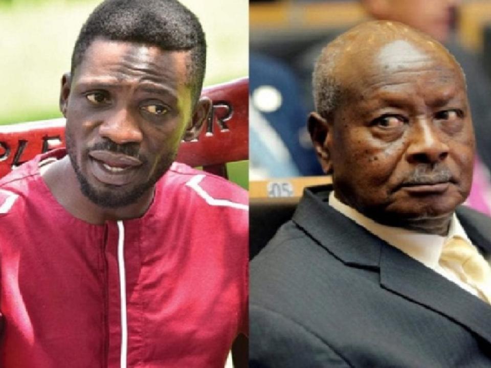 Police in Nairobi on January 22, 2021 dispersed pro-Bobi Wine supporters who planned a demonstration