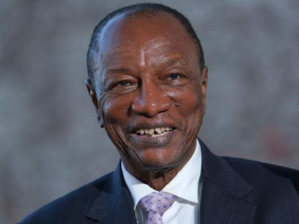President Alpha Condé, 82, is seeking a controversial third term