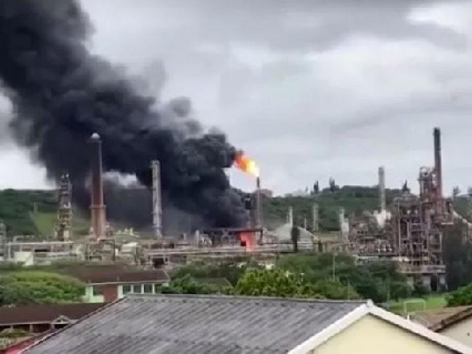 The extent of damage or the effects on production were not clear