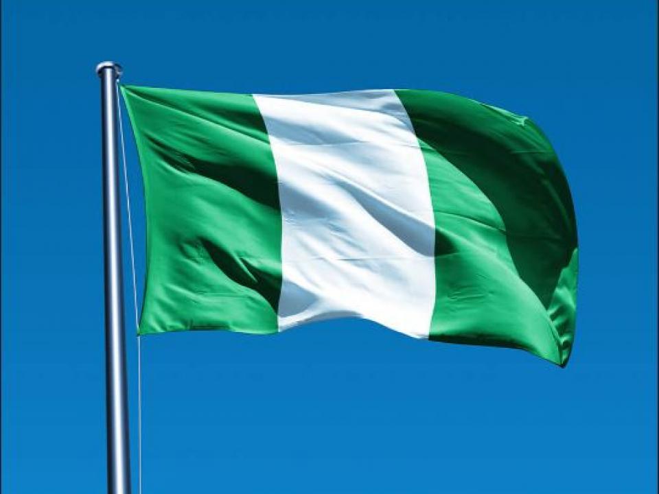 File Photo: The flag of Nigeria