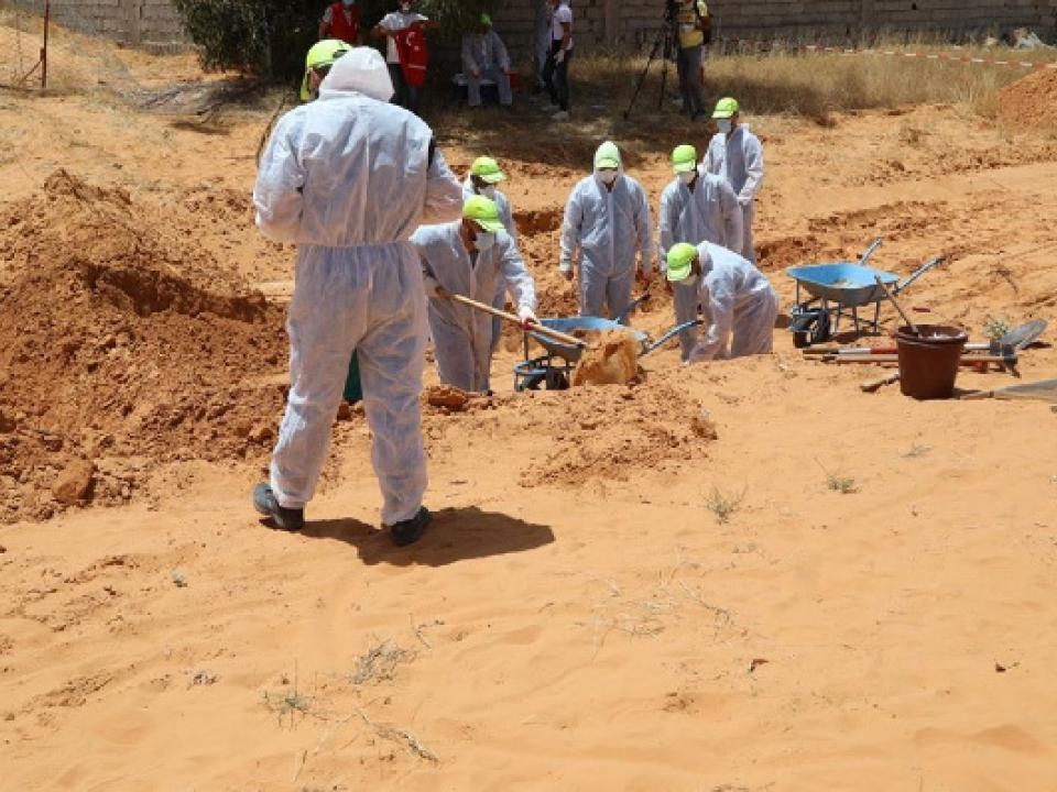 The graves are located in Tarhuna