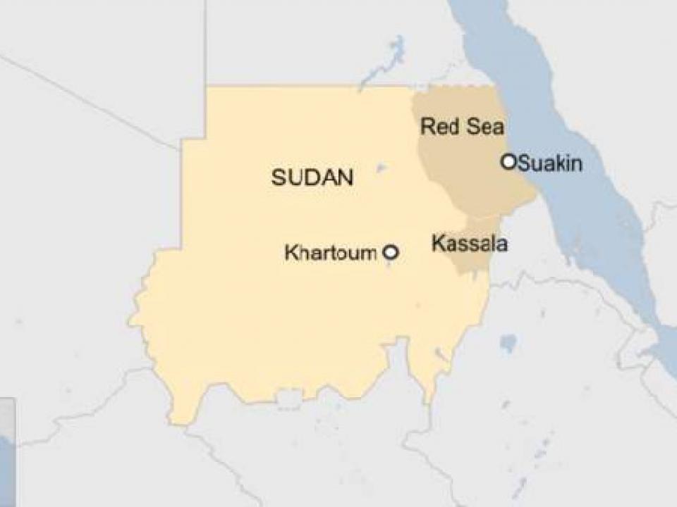 The violence broke out following the sacking of the governor of neighbouring Kassala State