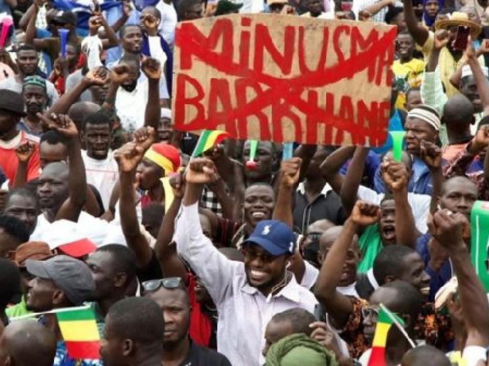 Thousands took to the streets to celebrate the coup