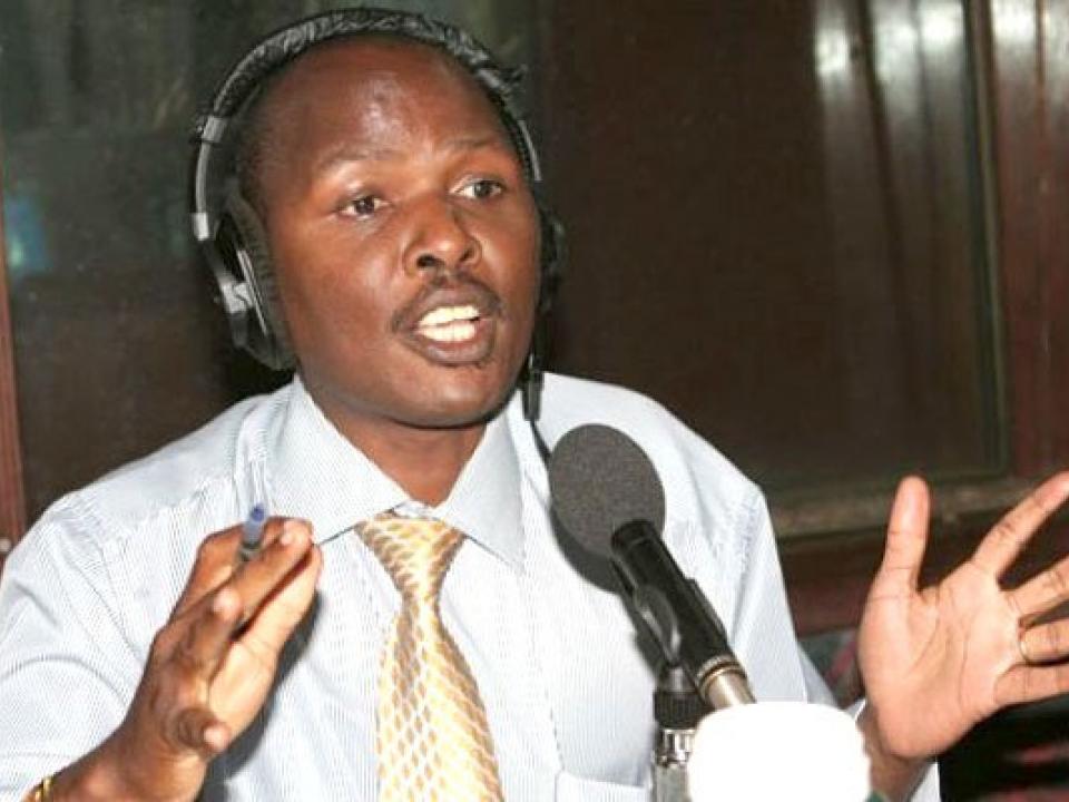 former head of Political Intelligence Desk at ISO, Charles Rwomushana