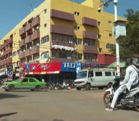 A street in the capital city of Burkina Faso