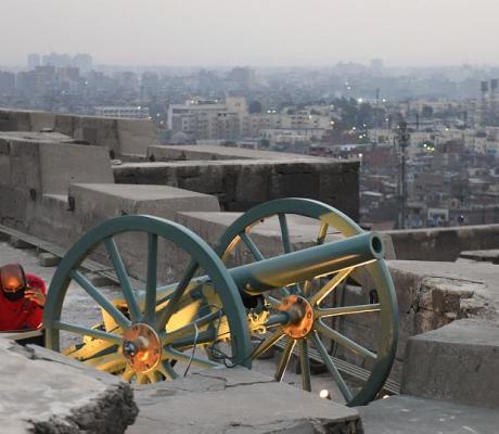  Cannon at Cairo's historic Salah El-Din citadel